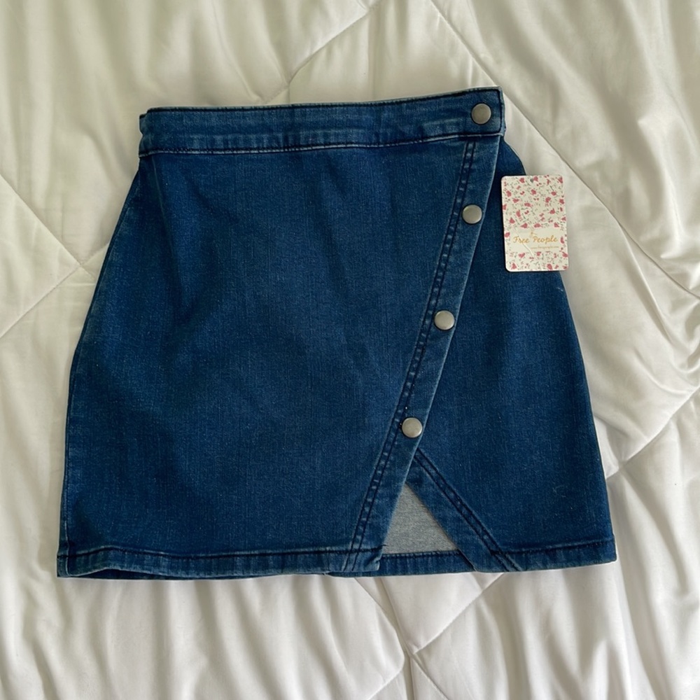 Free People Denim Skirt